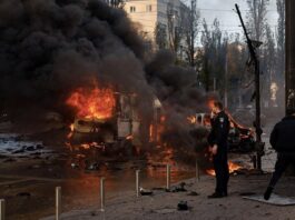Day after Putin blames Ukraine for a bridge explosion, there are other explosions in Kyiv