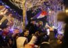 Pictures: Fireworks and Colors in Paris Following France's Victory in the World Cup Final