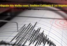 A 4.2 magnitude Earthquake hits Malibu coast, Southern California & Los Angeles area early Wednesday Earthquake hits Malibu coast, Southern California & Los Angeles