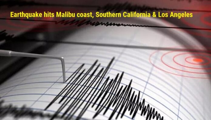 Earthquake hits Malibu coast, Southern California & Los Angeles Earthquake hits Malibu coast, Southern California & Los Angeles