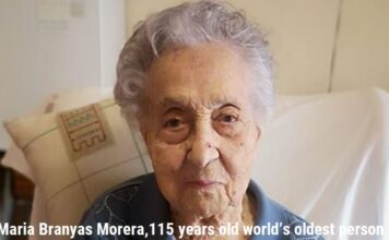 US-born Spanish woman Maria Branyas Morera, 115 years old world’s oldest person Maria Branyas Morera