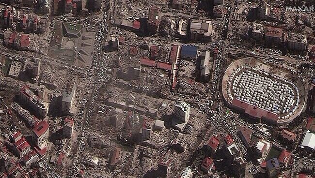 Satellite Images of Turkey Prior To And Following a Major Earthquake