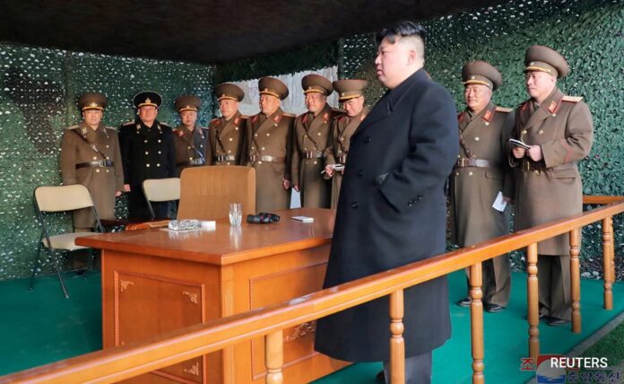 Military drills in North Korea 