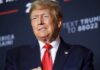 Watch as Donald Trump disparages his'stumbling' opponent Joe Biden and promises to "crush" him
