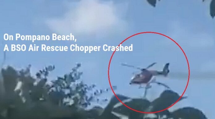 BSO-helicopter-crashed-in-Pompano-Beach helicopter crashed in Pompano Beach
