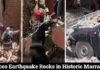 Morocco Earthquake Rocks in Historic Marrakech