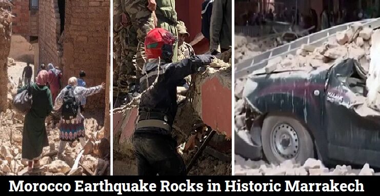 Morocco Earthquake Rocks in Historic Marrakech