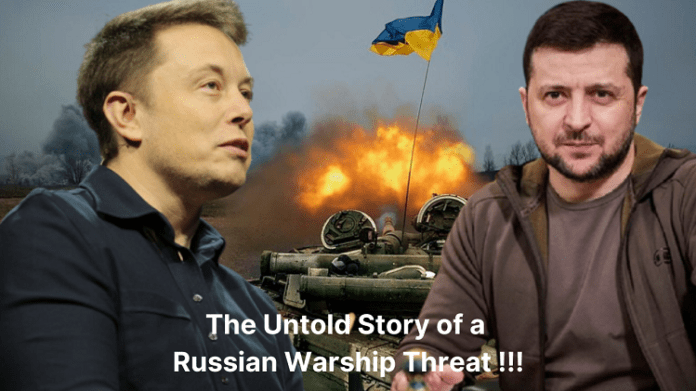 The Untold Story of a Russian Warship Threat Elon Musk's Starlink
