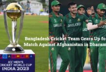 ICC World Cup : Bangladesh Cricket Team Gears Up for a Match Against Afghanistan in Dharamsala ICC World Cup 2023