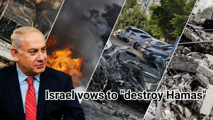 Israel's vow to 'Destroy Hamas' Israel-Palestine conflict - Destroy Hamas