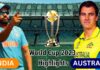 World Cup 2023 - India vs Australia