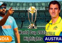 India vs Australia Highlights, World Cup 2023 : India Crushes Australia with 6 Wickets – See Full Match Details! World Cup 2023 - India vs Australia