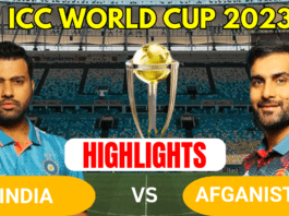 World Cup 2023 : Rohit Sharma’s century powered India,India win by 8 wickets against Afghanistan World Cup - IND vs AFG