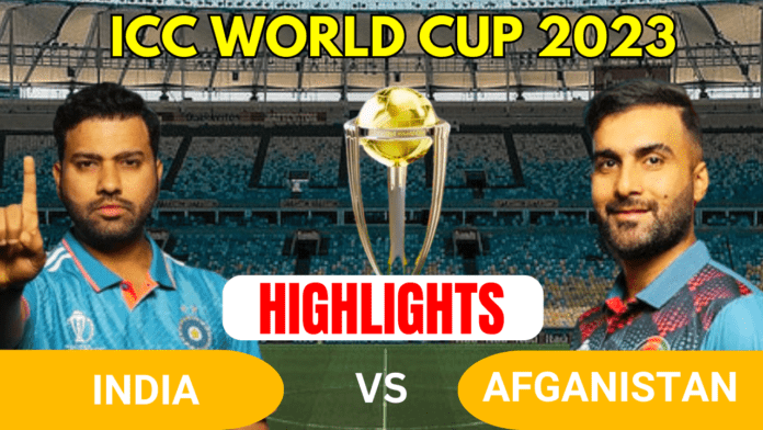World Cup - IND vs AFG