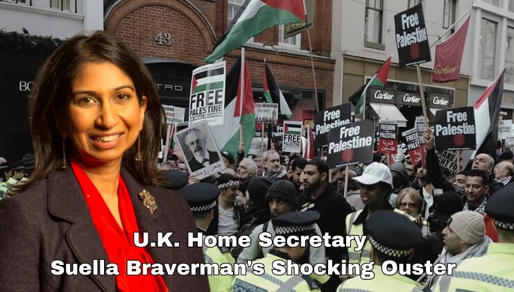 Rishi Sunak Sacked U.K. Home Secretary Suella Braverman