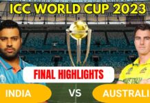 Australia’s Stunning Win Against India Secures World Cup 2023 World Cup, 2023