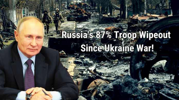 US Intel Report Exposes Russia's 87% Troop Wipeout Since Ukraine War! Ukraine War