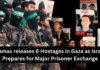 Israel Hamas War: Hamas releases 6 Hostages in Gaza as Israel Prepares for Major Prisoner Exchange israel hamas war
